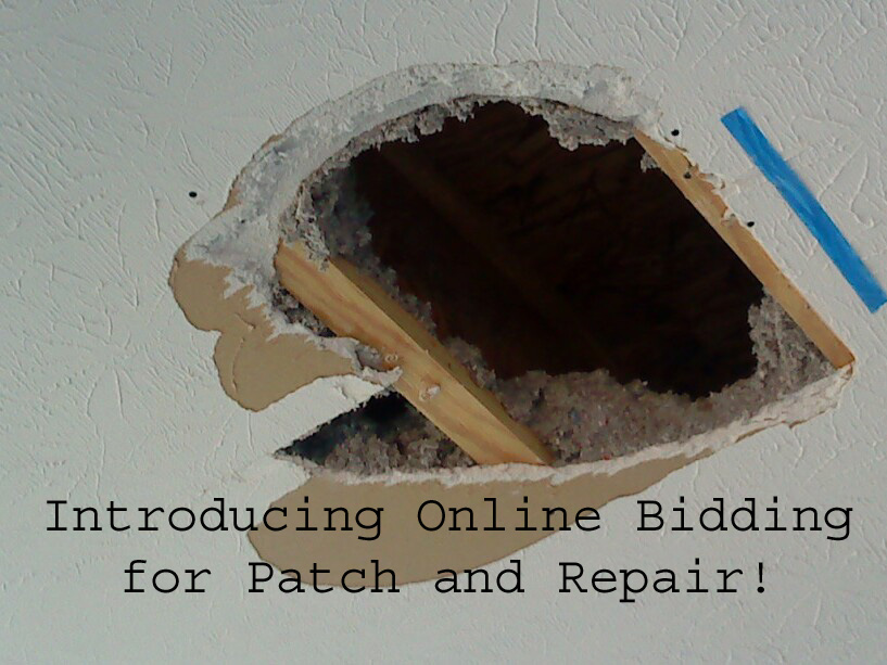 Online bididng for repairs